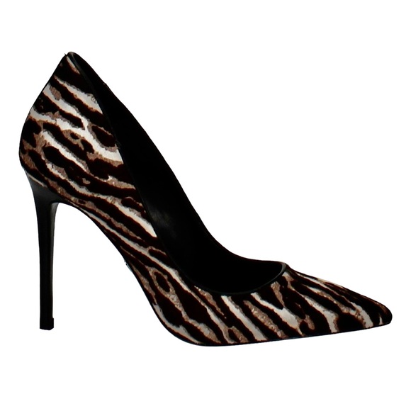 NWT MIchael Kors Keke Pump Haircalf. Gunmetal. 9.5M - Picture 4 of 10